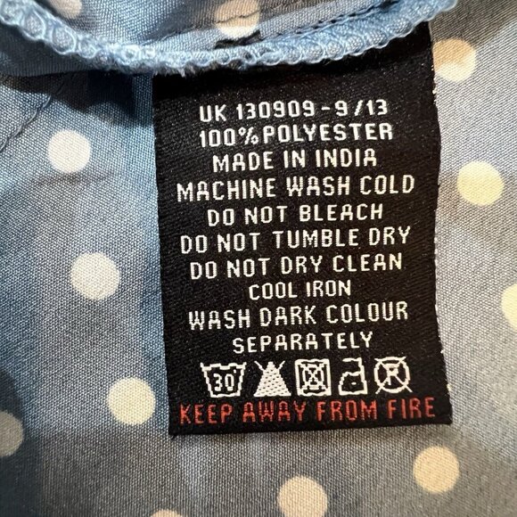 Hell Bunny Vixen Dress XL 40s 50s Style Polka Dot Tea Pin Up Rockabilly Retro L - Picture 9 of 10